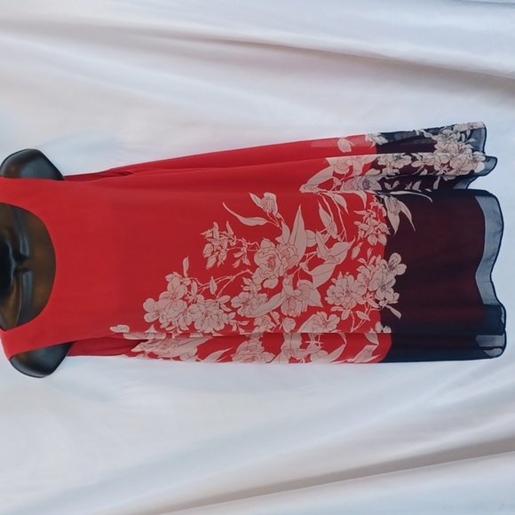 Max Studio NWT Floral Chiffon Dress - Picture 1 of 6